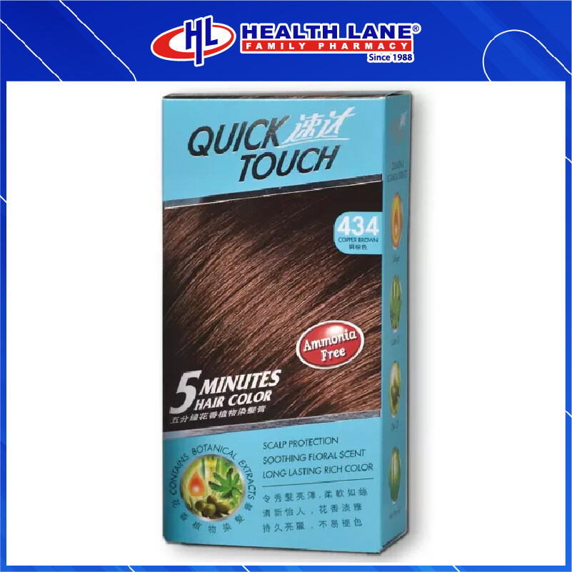 QUICK TOUCH HAIR COLOUR 434- COPPER BROWN